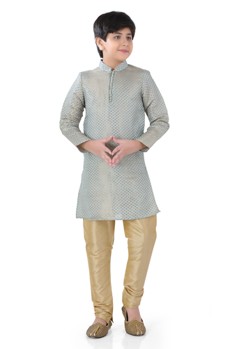 Brocade Silk - Premium Kurta Pyjama - Just $ 75! Shop now at Dapper Ethnic