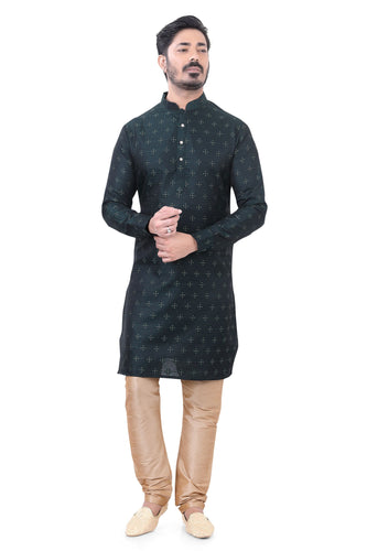 Brocade Silk - Premium Kurta Pyjama - Just $ 75! Shop now at Dapper Ethnic