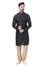 Load image into Gallery viewer, Brocade Silk - Premium Kurta Pyjama - Just $ 75! Shop now at Dapper Ethnic
