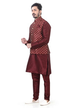 Load image into Gallery viewer, Brocade Silk - Premium Kurta Pyjama - Just $ 75! Shop now at Dapper Ethnic
