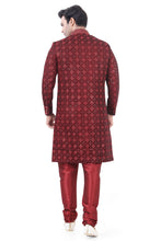 Load image into Gallery viewer, Brocade Silk - Premium Kurta Pyjama - Just $ 75! Shop now at Dapper Ethnic
