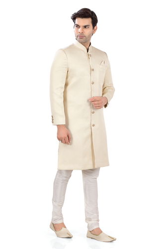 Brocade Silk - Premium Kurta Pyjama - Just $ 75! Shop now at Dapper Ethnic