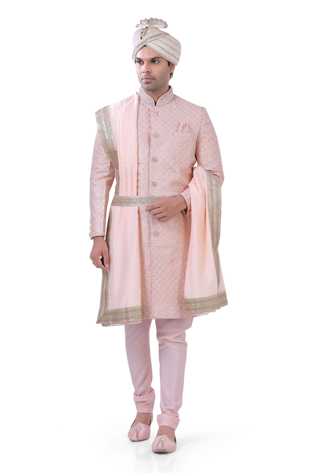 Brocade Silk - Premium Kurta Pyjama - Just $ 75! Shop now at Dapper Ethnic