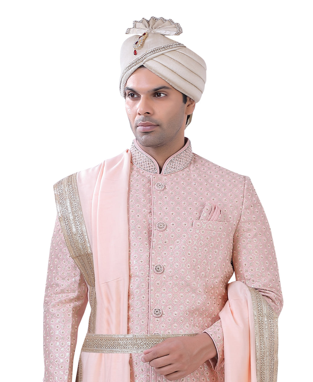 Brocade Silk - Premium Kurta Pyjama - Just $ 75! Shop now at Dapper Ethnic