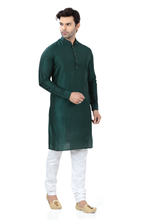 Load image into Gallery viewer, Brocade Silk - Premium Kurta Pyjama - Just $ 75! Shop now at Dapper Ethnic
