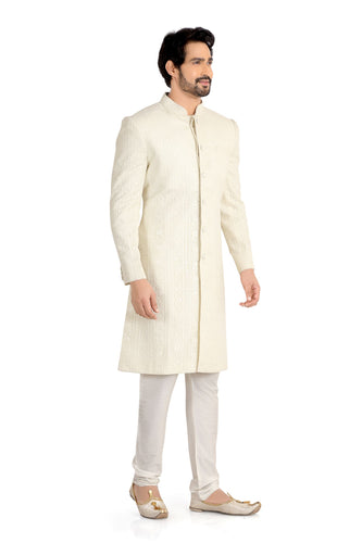 Brocade Silk - Premium Kurta Pyjama - Just $ 75! Shop now at Dapper Ethnic