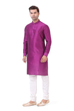 Load image into Gallery viewer, Brocade Silk - Premium Kurta Pyjama - Just $ 75! Shop now at Dapper Ethnic
