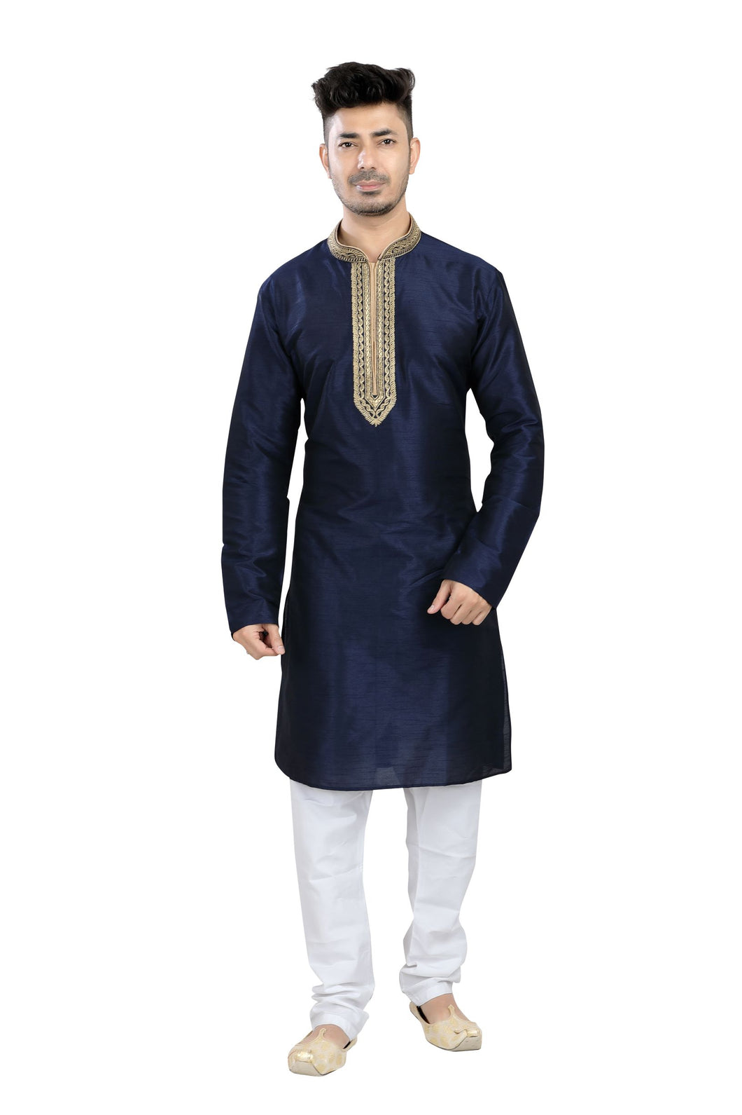 Brocade Silk - Premium Kurta Pyjama - Just $ 75! Shop now at Dapper Ethnic