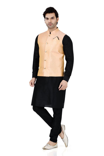 Brocade Silk - Premium Kurta Pyjama - Just $ 75! Shop now at Dapper Ethnic