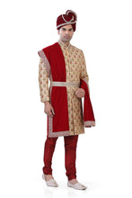 Load image into Gallery viewer, Brocade Silk - Premium Kurta Pyjama - Just $ 75! Shop now at Dapper Ethnic
