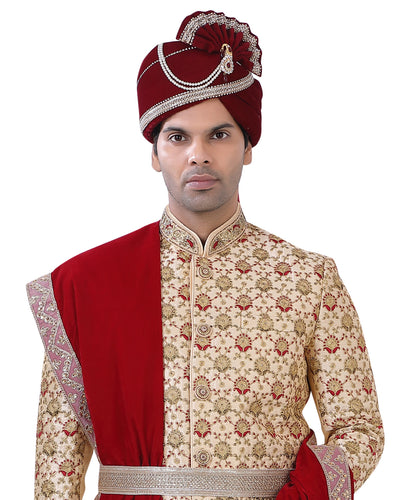 Brocade Silk - Premium Kurta Pyjama - Just $ 75! Shop now at Dapper Ethnic