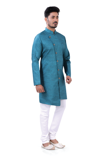 Brocade Silk - Premium Kurta Pyjama - Just $ 75! Shop now at Dapper Ethnic