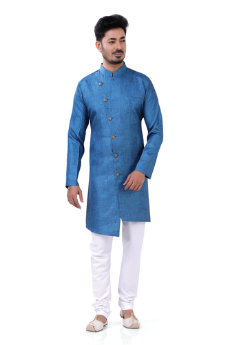 Brocade Silk - Premium Kurta Pyjama - Just $ 75! Shop now at Dapper Ethnic