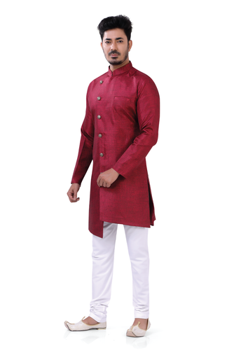 Brocade Silk - Premium Kurta Pyjama - Just $ 75! Shop now at Dapper Ethnic