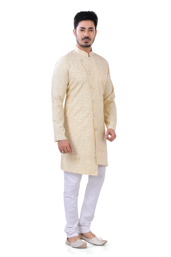 Brocade Silk - Premium Kurta Pyjama - Just $ 75! Shop now at Dapper Ethnic