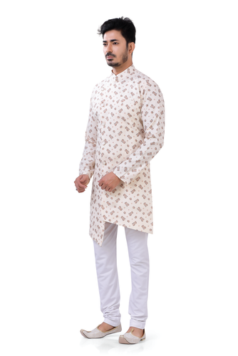 Brocade Silk - Premium Kurta Pyjama - Just $ 75! Shop now at Dapper Ethnic