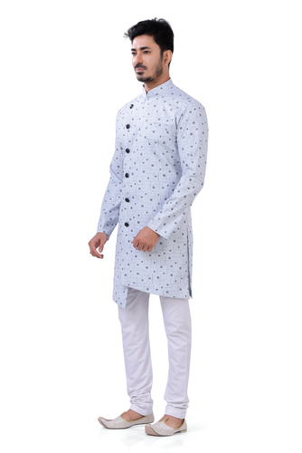 Brocade Silk - Premium Kurta Pyjama - Just $ 75! Shop now at Dapper Ethnic