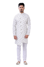 Load image into Gallery viewer, Brocade Silk - Premium Kurta Pyjama - Just $ 75! Shop now at Dapper Ethnic
