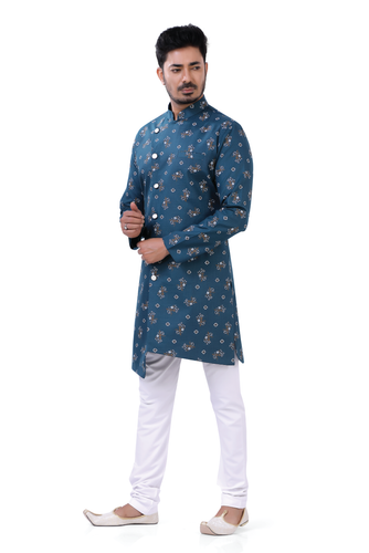 Brocade Silk - Premium Kurta Pyjama - Just $ 75! Shop now at Dapper Ethnic