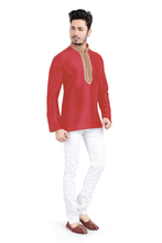 Load image into Gallery viewer, Brocade Silk - Premium Kurta Pyjama - Just $ 75! Shop now at Dapper Ethnic
