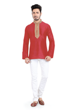 Load image into Gallery viewer, Brocade Silk - Premium Kurta Pyjama - Just $ 75! Shop now at Dapper Ethnic
