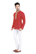 Load image into Gallery viewer, Brocade Silk - Premium Kurta Pyjama - Just $ 75! Shop now at Dapper Ethnic
