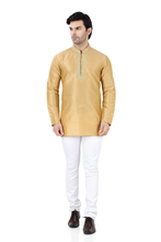 Load image into Gallery viewer, Brocade Silk - Premium Kurta Pyjama - Just $ 75! Shop now at Dapper Ethnic
