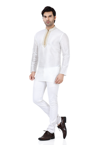 Brocade Silk - Premium Kurta Pyjama - Just $ 75! Shop now at Dapper Ethnic