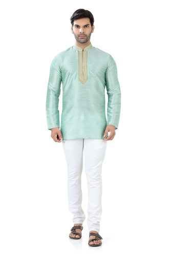 Brocade Silk - Premium Kurta Pyjama - Just $ 75! Shop now at Dapper Ethnic