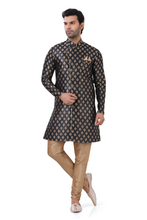 Load image into Gallery viewer, Brocade Silk - Premium Kurta Pyjama - Just $ 75! Shop now at Dapper Ethnic
