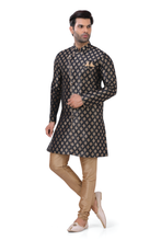 Load image into Gallery viewer, Brocade Silk - Premium Kurta Pyjama - Just $ 75! Shop now at Dapper Ethnic
