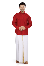 Load image into Gallery viewer, Brocade Silk - Premium Kurta Pyjama - Just $ 75! Shop now at Dapper Ethnic
