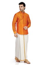 Load image into Gallery viewer, Brocade Silk - Premium Kurta Pyjama - Just $ 75! Shop now at Dapper Ethnic
