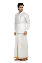 Load image into Gallery viewer, Brocade Silk - Premium Kurta Pyjama - Just $ 75! Shop now at Dapper Ethnic
